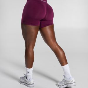 Pump Mid Rise Short - Mulberry