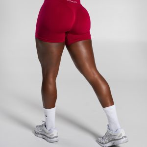 Pump Mid Rise Short - Strawberry Jam